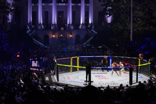 Турнир UFC в Белом доме, показатели просмотров, сколько человек посмотрели, данные трансляции, MVP MMA 1, Джейк Пол, Дана Уайт