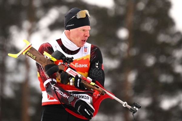 Карим Халили выиграл марафон на чемпионате России по биатлону &ndash; 2026 в Увате, Бажин &ndash; второй, Ерёмин &ndash; третий